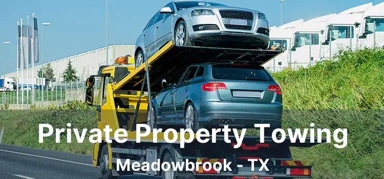 Private Property Towing Meadowbrook - TX